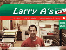 Tablet Screenshot of larryaspizza.com